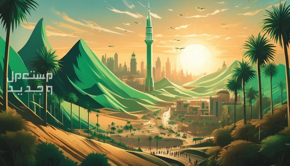 رسومات عن اليوم الوطني السعودي 2024 اليوم الوطني السعودي 2024