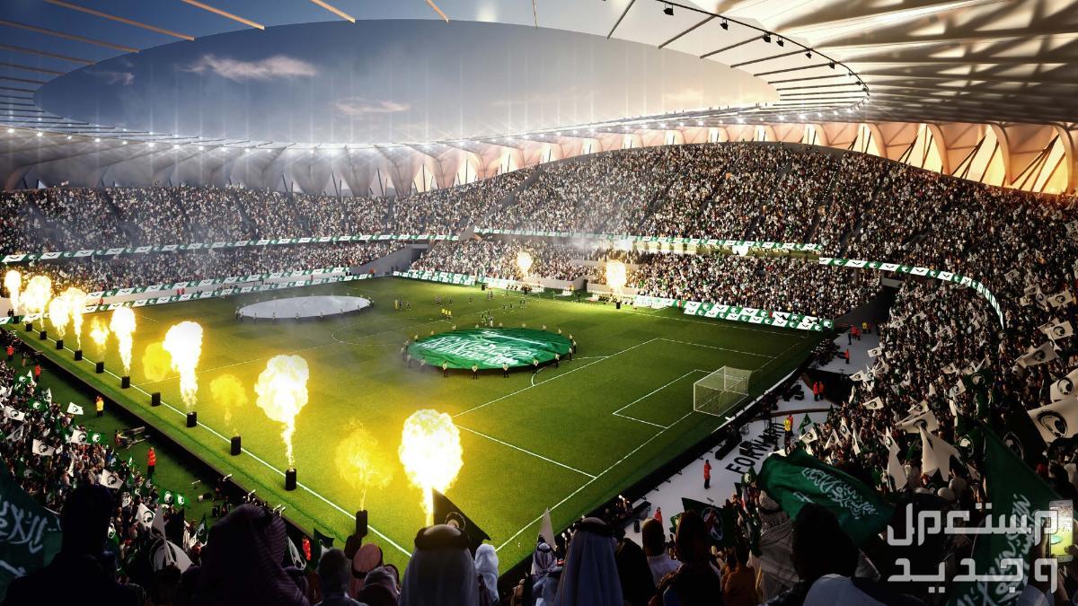 هوية السعودية لاستضافة كأس العالم 2034 ملاعب السعودية