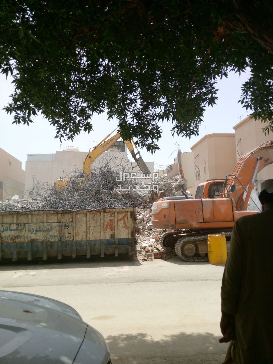 هدم مباني جدة هدم مبنى سكني المحمدية
