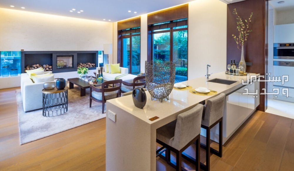 خطوات تصميم غرفة معيشة مع طاولة طعام تصميم ديكورات غرفة المعيشة مع ركن الطعام