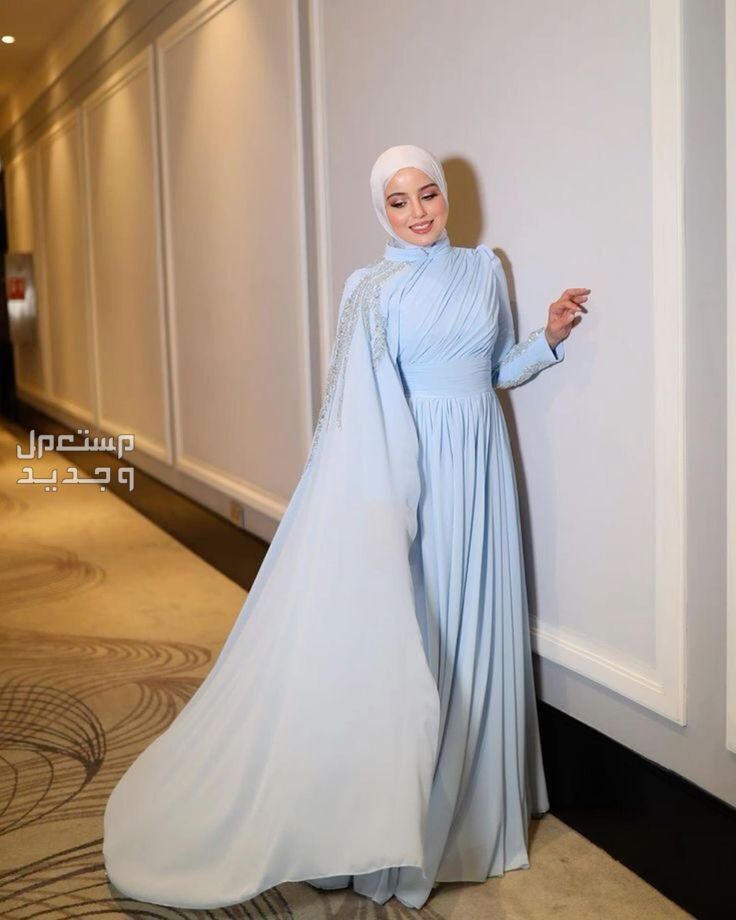 صور فساتين شيفون للمحجبات وأسعارها فساتين شيفون للمناسبات