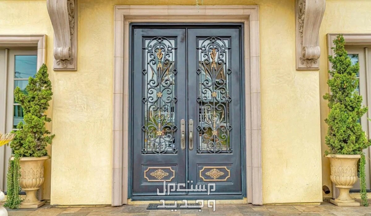 اجمل موديلات الابواب الحديدية 2024 العصرية وكيفية اختيارها تصاميم موديلات الابواب الحديدية