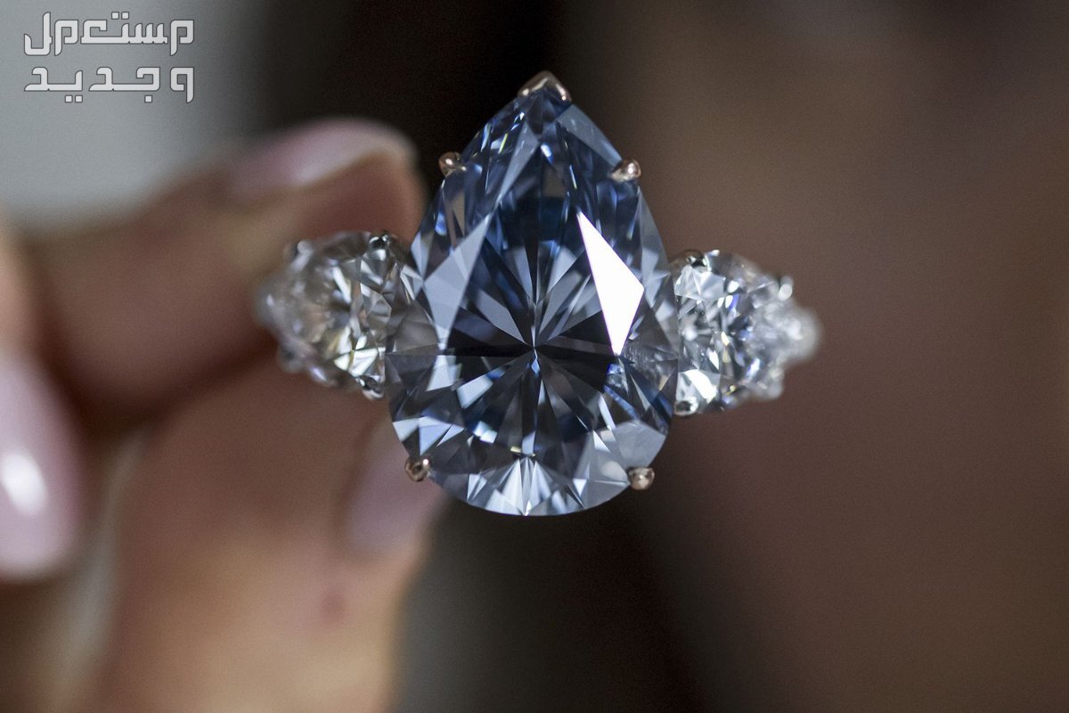 أغلى خاتم ألماس في العالم 2024 خاتم ألماس Bleu Royal