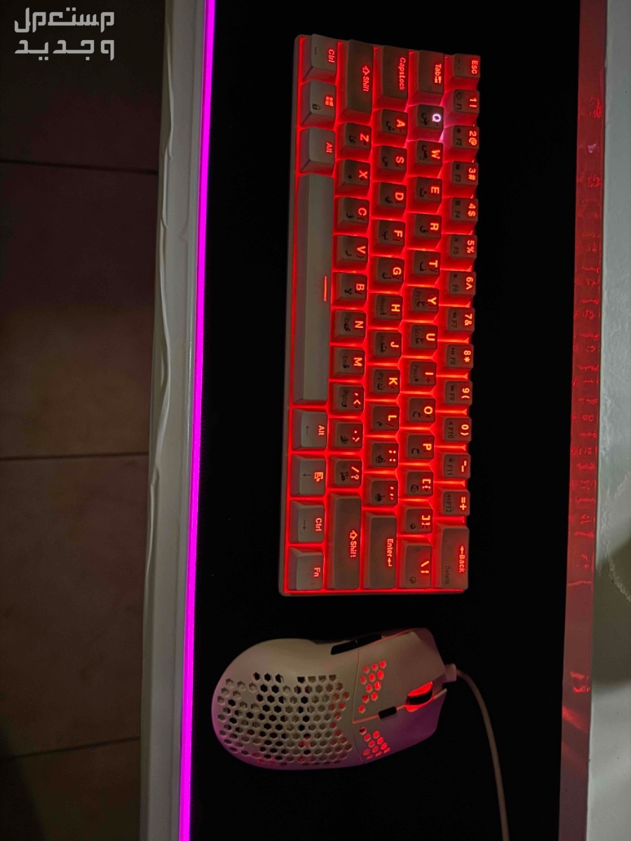 asus rog لابتوب قيمنق ماوس وكيبورد وماوس باد كلها rgp