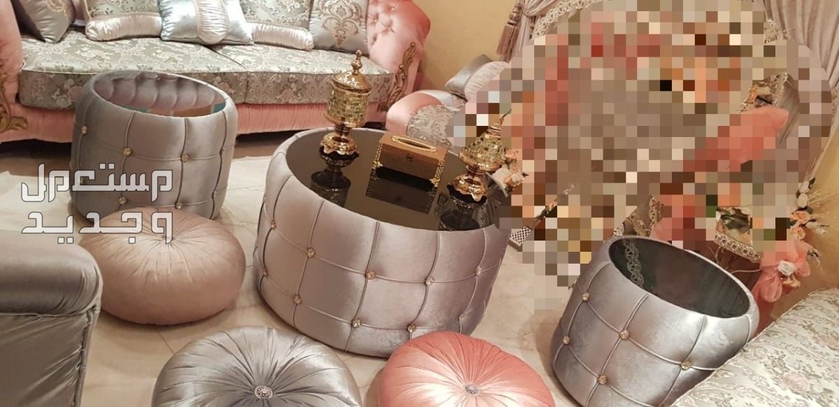 طقم كنب كامل شبه جديد