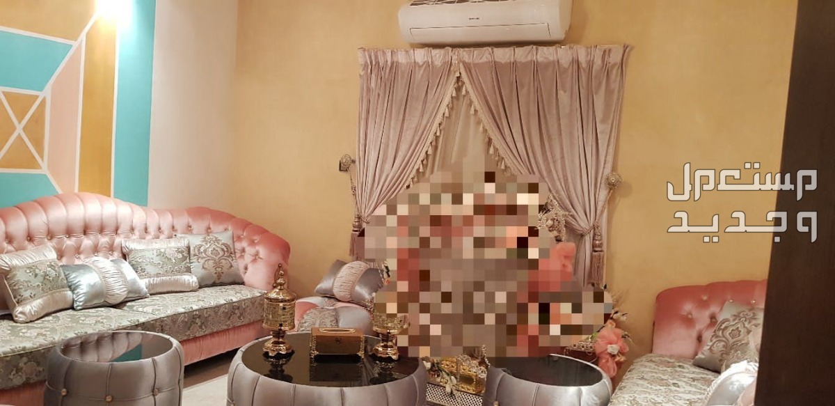 طقم كنب كامل شبه جديد