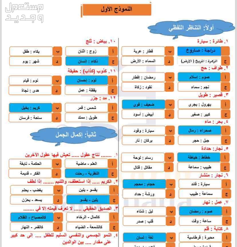 ملفات المرشد للقدرات 9 ملفات