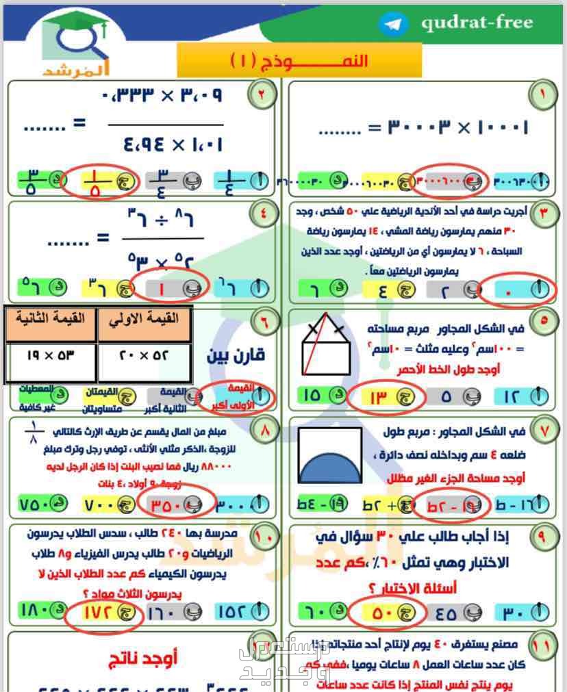 ملفات المرشد للقدرات 9 ملفات