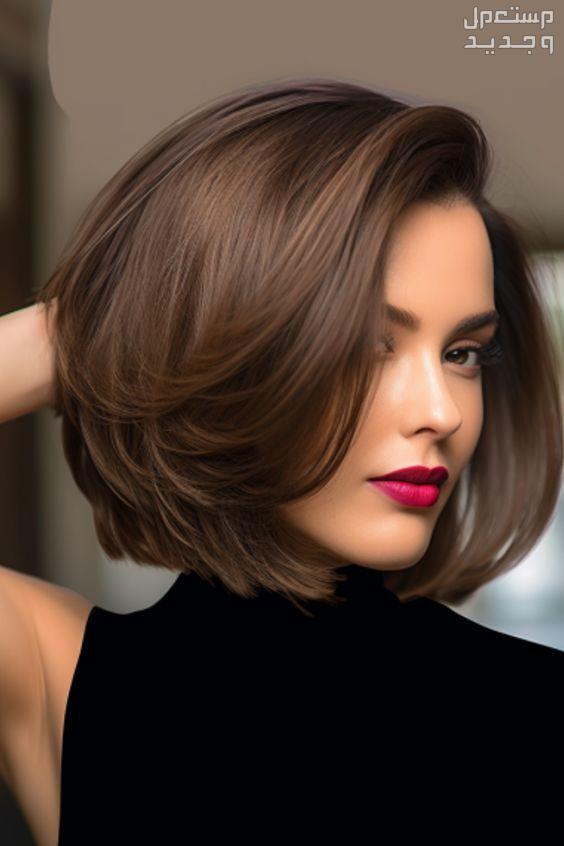 صور قصات شعر للوجه الطويل مميزة وانيقة قصة الكاريه القصير