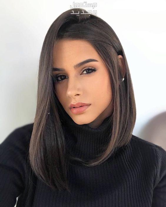 صور قصات شعر للوجه الطويل مميزة وانيقة قصة البوب الطويل