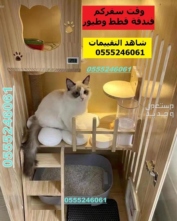 فندقة قطط وطيور 61 60 24 0555 الرياض مخرج 5