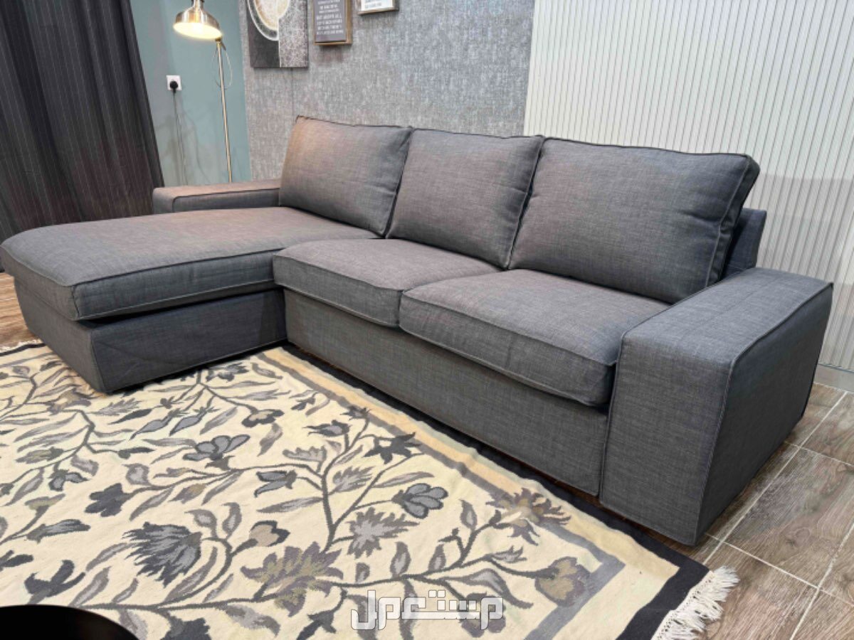 كنب ايكيا حرف ال مجدد مغير اغطية جديده الكنب بعد تلبيس الأغطية الجديده