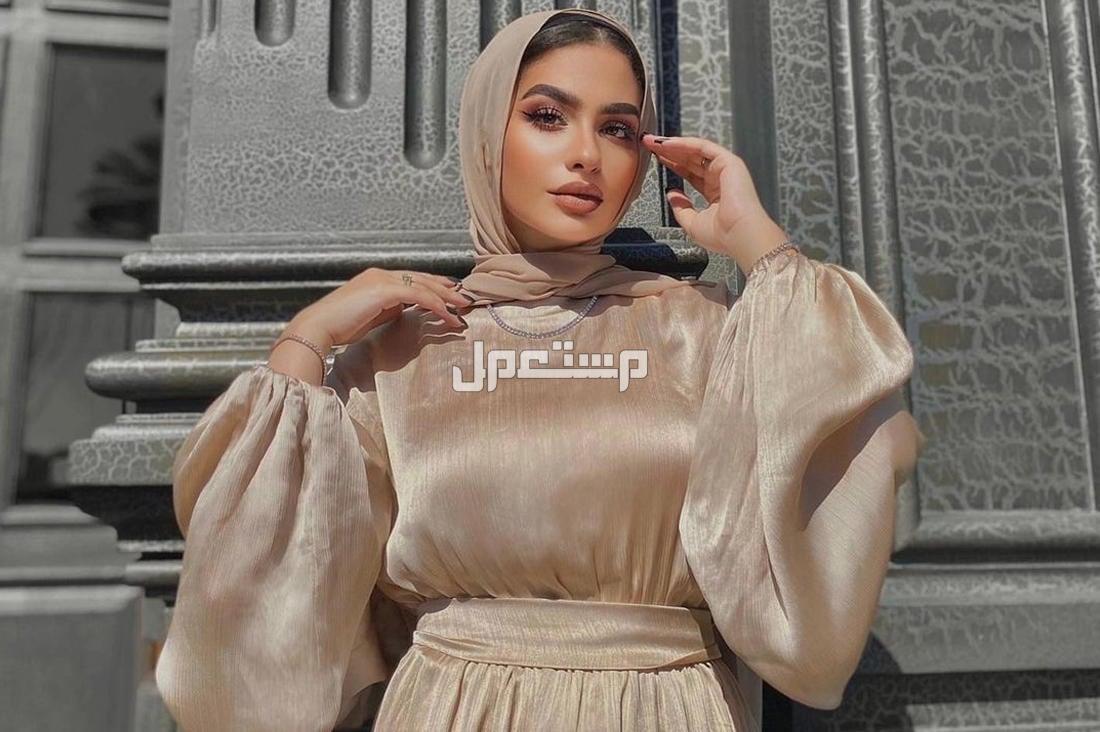 أنواع الفساتين للمحجبات 2024 فساتين محجبات تركي