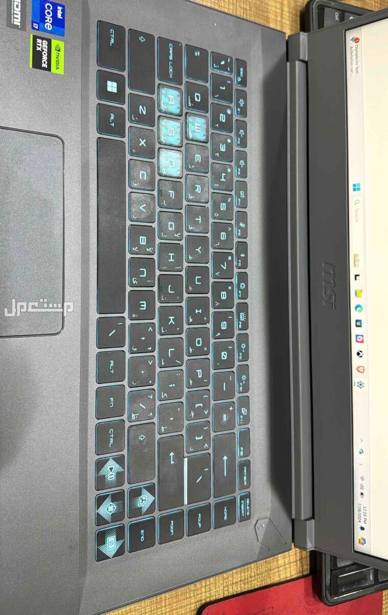 لابتوب تينان من شركة msi