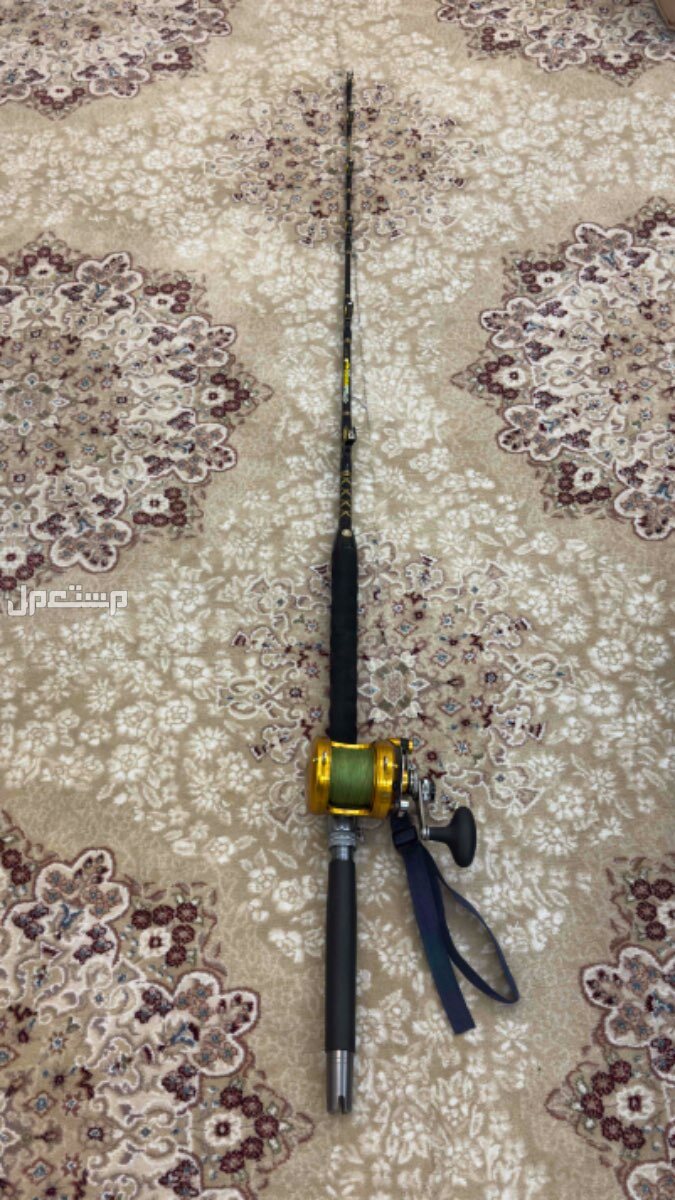 قصبة صيد مجرور بجميع ملحقاتها