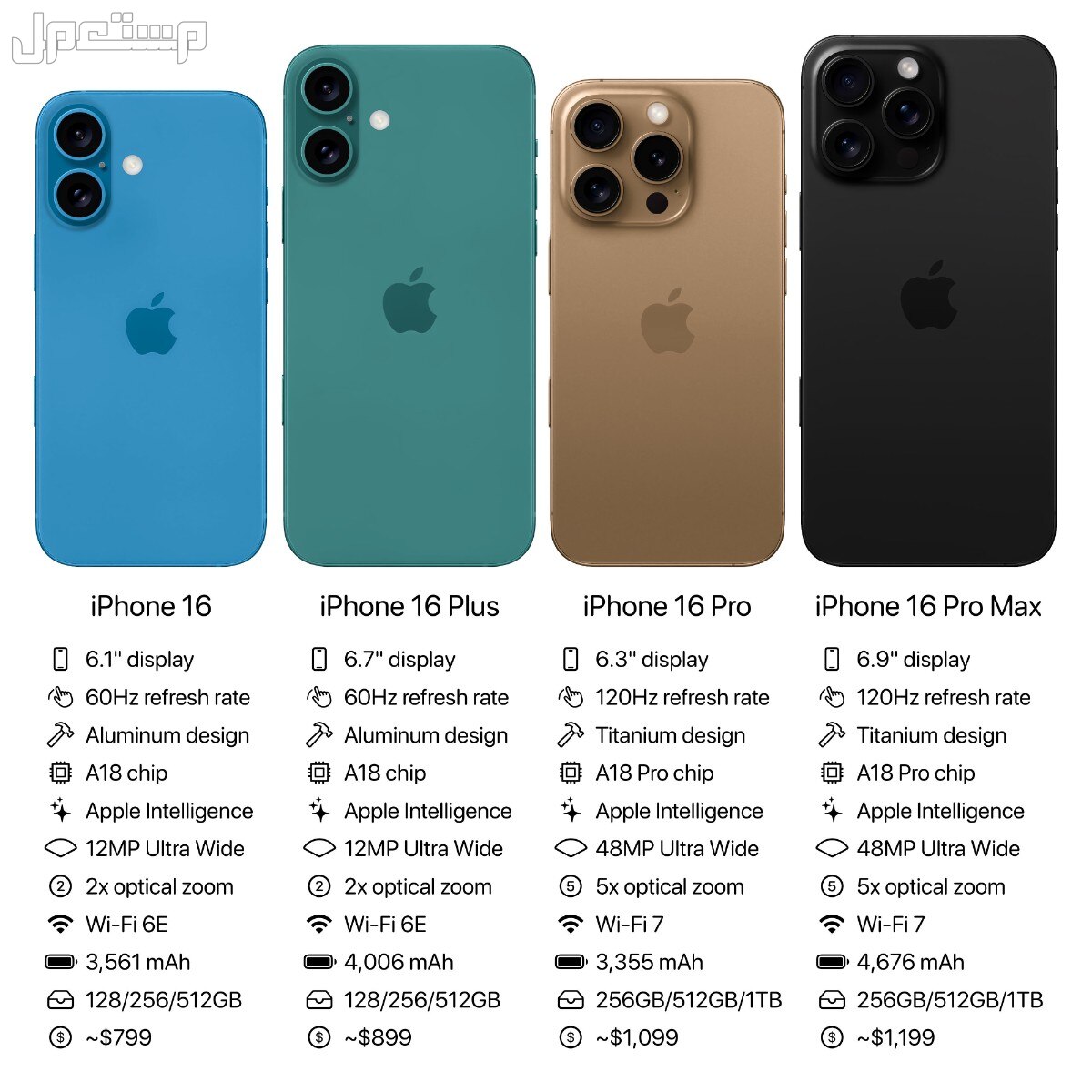 صور iPhone 16 تعرف على سعر الايفون الجديد ومواصفاته