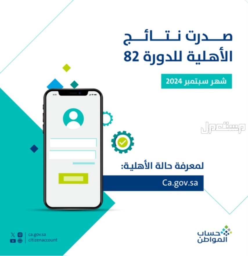 حساب المواطن دفعة سبتمبر 2024.. اعرف نتائج الأهلية الآن صدور أهلية حساب المواطن دفعة سبتمبر 2024