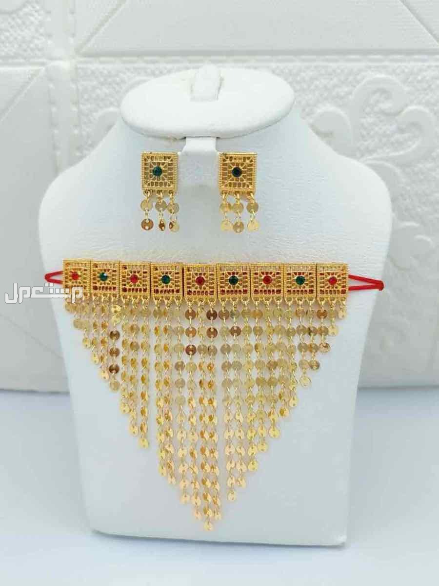 🌹عروضنا مستمره 🌹 🌹أطقم إكسسوارات مطليات 🌹موديل خناق