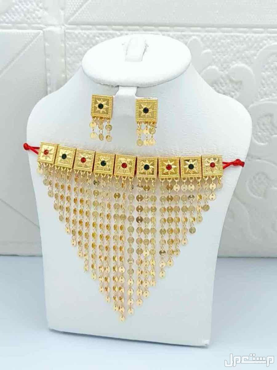 🌹عروضنا مستمره 🌹 🌹أطقم إكسسوارات مطليات 🌹موديل خناق