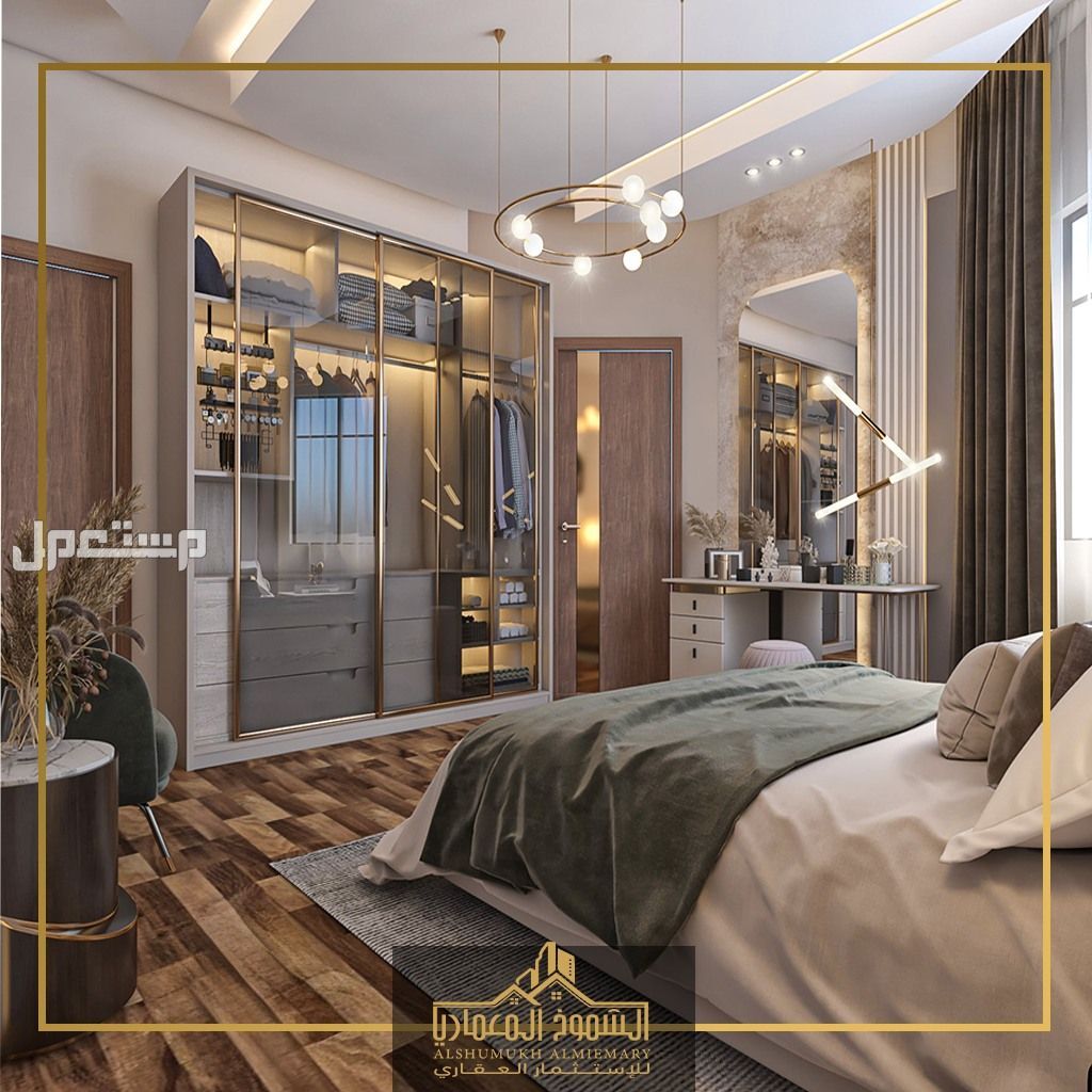 تصميم غرفة نوم رئيسية افضل شركة تصميم داخلي