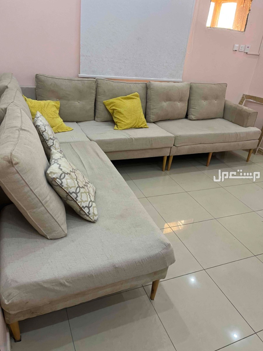 جده الاجاويد كنب 5 متر حرف L
