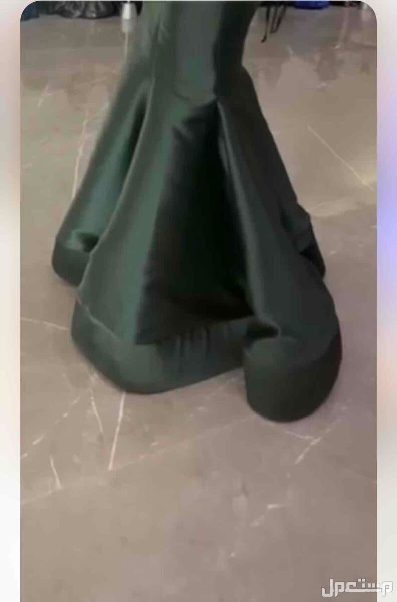 فستان سهره نسائي اورجنزا اخضر