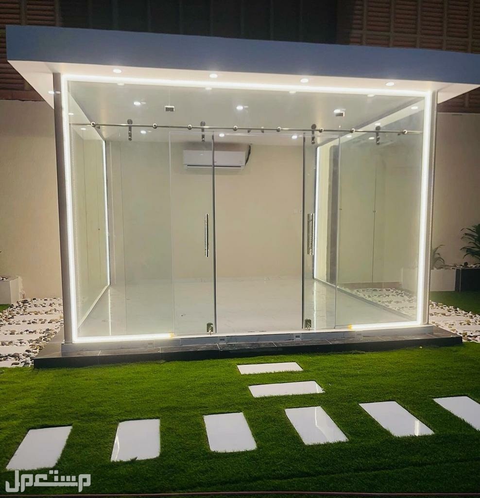 تصميم حدائق منزلية تصميم حديقة صغيرة مظلات شلال حوض زرع