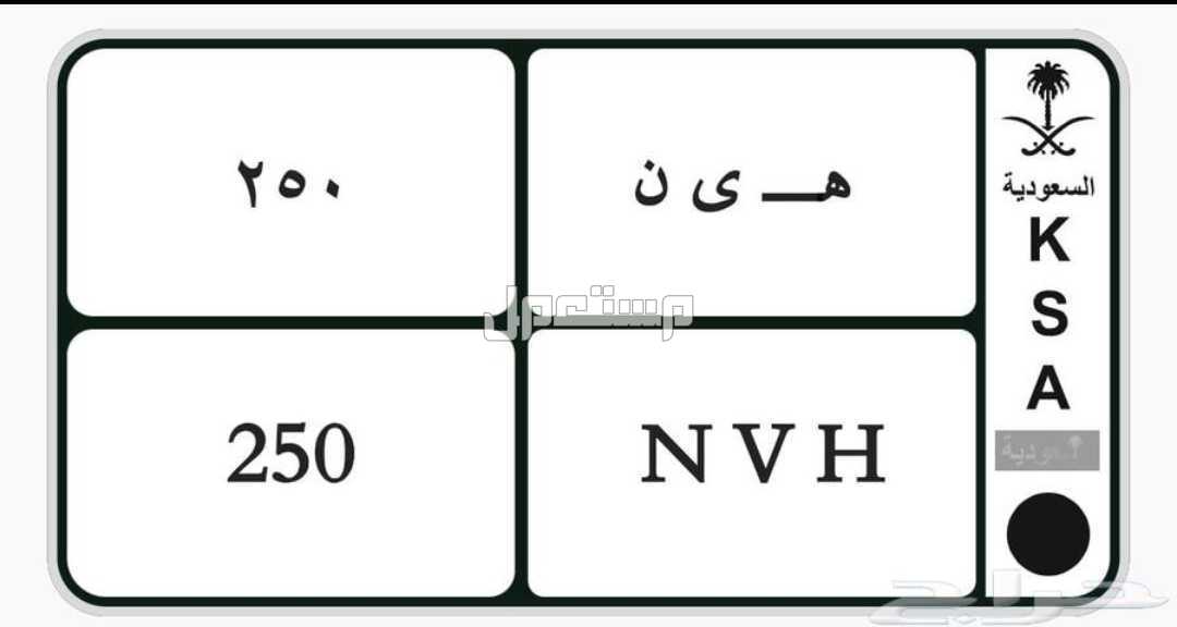 لوحة مميزة ه ى ن - 250 - خصوصي في الدوادمى بسعر 10 آلاف ريال سعودي لوحة مميزة لأصحاب اللكزس