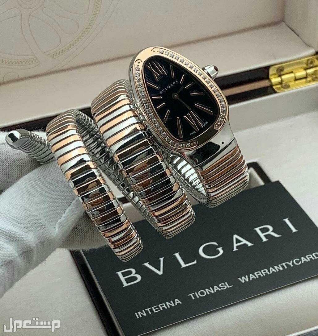 ساعة نسائيه ماركة بلقاري شكل ثعبان درجه اولى