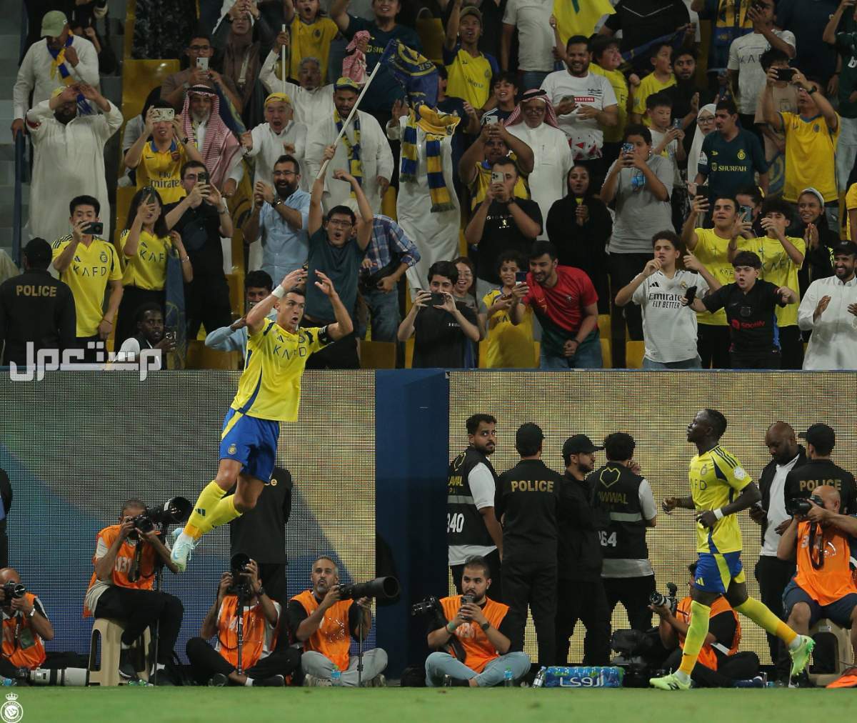 جدول مباريات النصر في دوري روشن السعودي 2024-2025 في الأردن كرستيانو وجمهور ناظي النصر