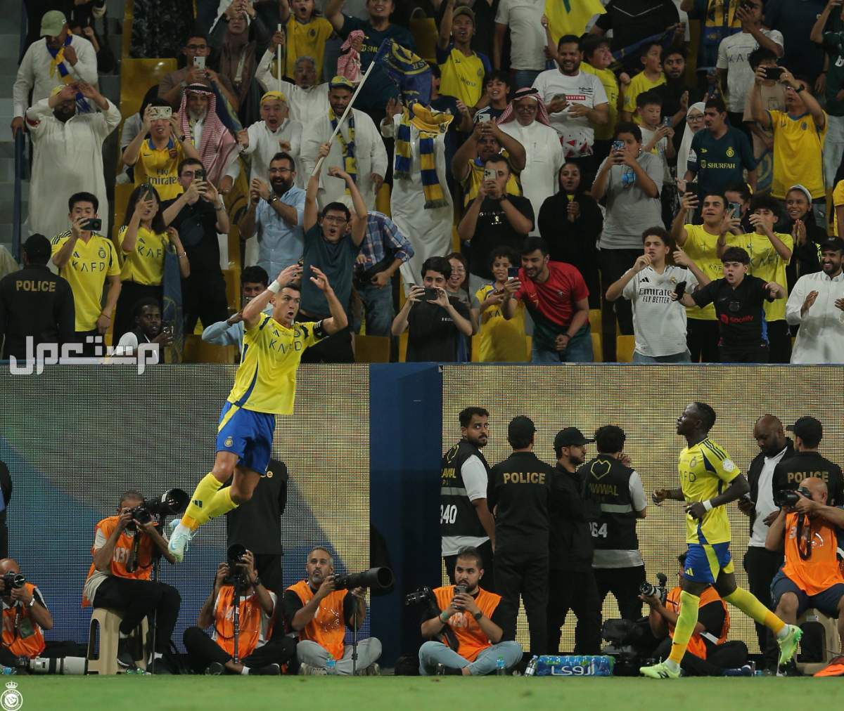 جدول مباريات النصر في دوري روشن السعودي 2024-2025 كرستيانو وجمهور ناظي النصر