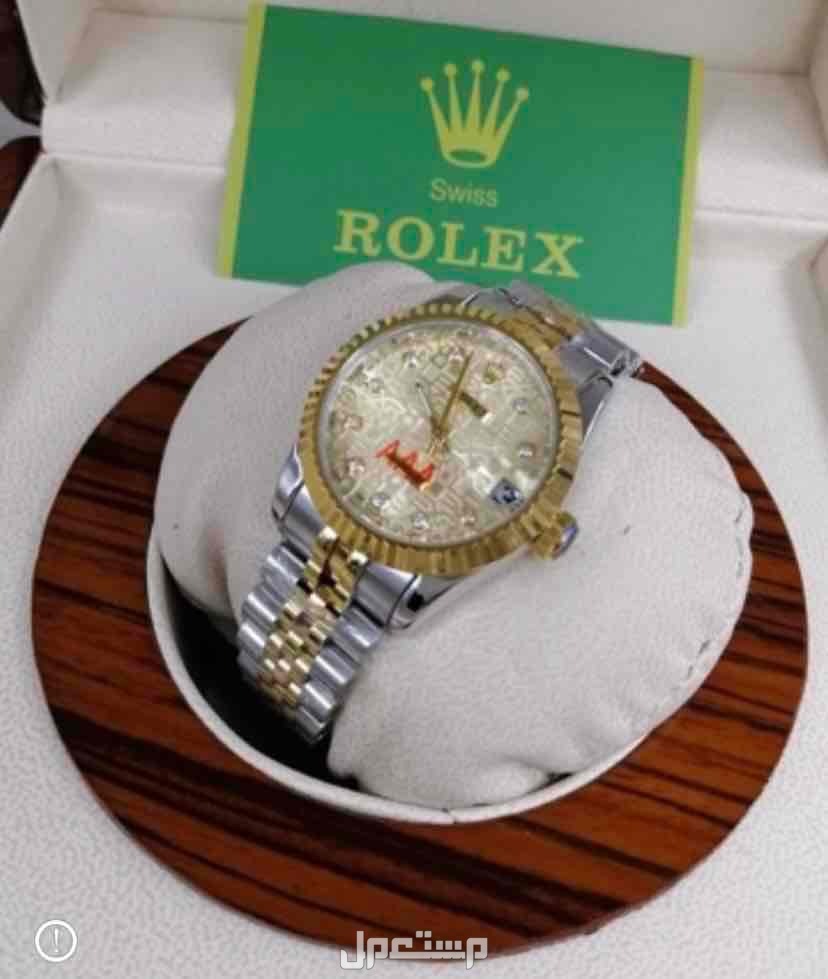 عرض خاص اليوم الوطني ساعه رجالي نسائي  ماركه رولكس كلاسيك طبق الاصل درجه اولى جوده عاليه    متوفره علبه الماركه رولكس