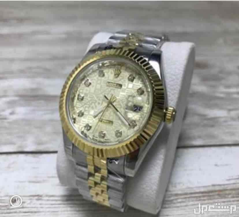 عرض خاص اليوم الوطني ساعه رجالي نسائي  ماركه رولكس كلاسيك طبق الاصل درجه اولى جوده عاليه    متوفره علبه الماركه رولكس