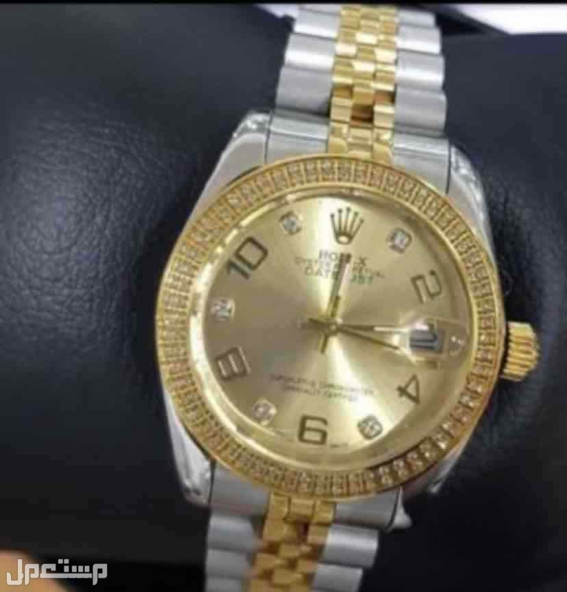 عرض خاص اليوم الوطني ساعه رجالي نسائي  ماركه رولكس كلاسيك طبق الاصل درجه اولى جوده عاليه    متوفره علبه الماركه رولكس