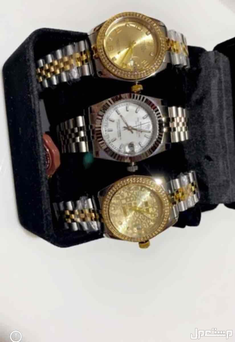 عرض خاص اليوم الوطني ساعه رجالي نسائي  ماركه رولكس كلاسيك طبق الاصل درجه اولى جوده عاليه    متوفره علبه الماركه رولكس
