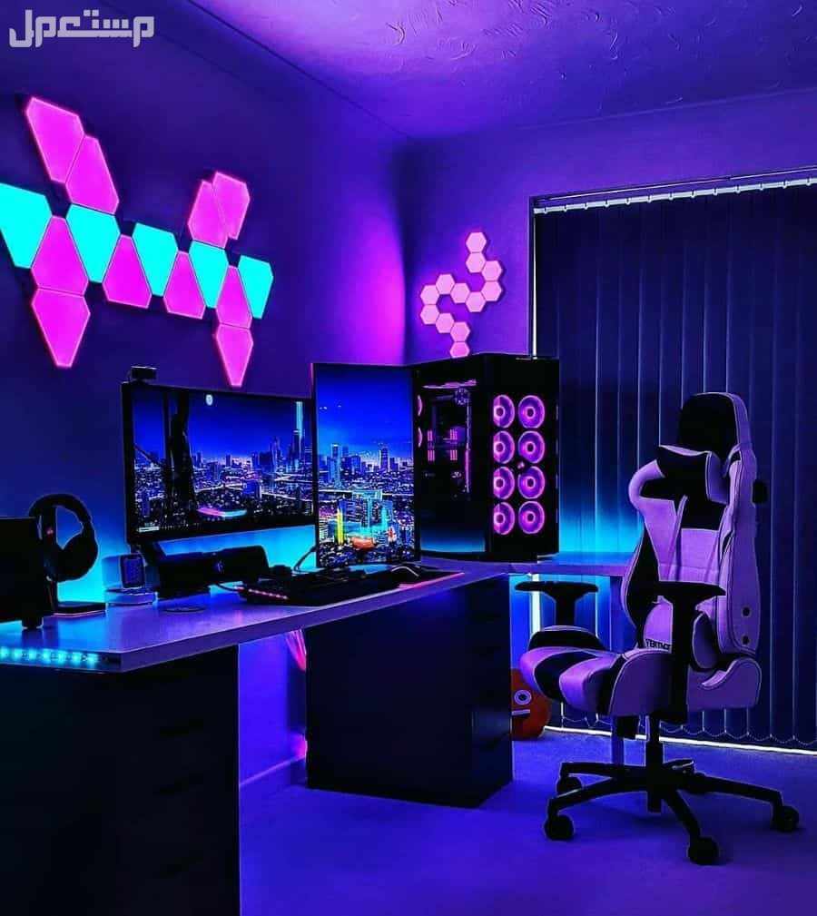 صور تصميم غرف جيمنج بسيطة 2025 بأفكار إبداعية تصميم غرف جيمنج بسيطة
