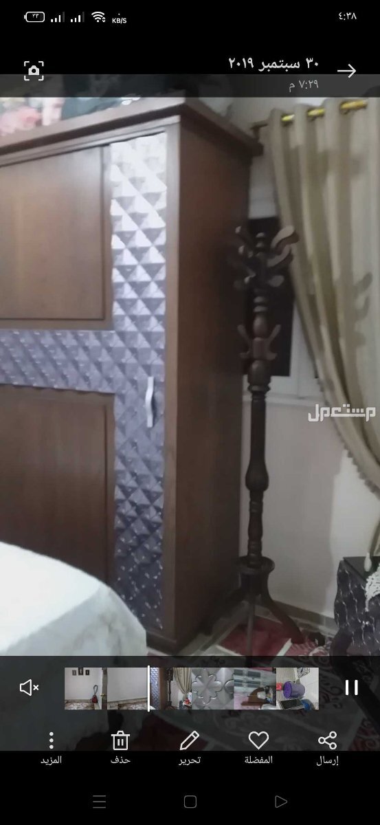 ثلات غرف نوم/اطفال مودرن/وبوفيه كبير مودرن بحاله جيده جدا