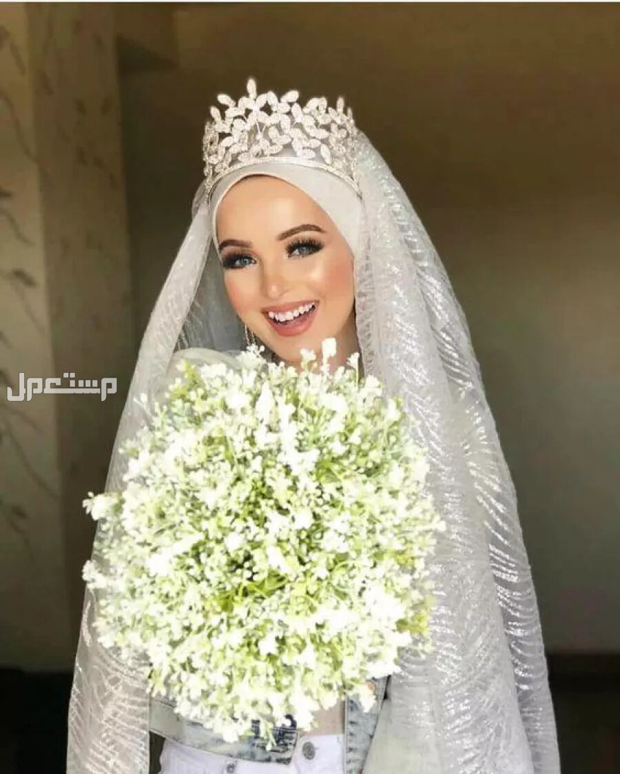 طريقة لف الطرحة للوجه الطويل والرفيع لفات طرح للعرائس