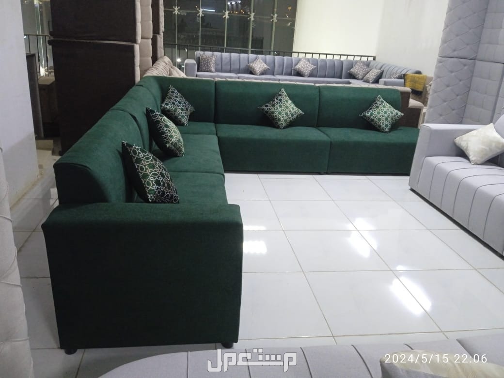 كنب جديد جاهز للبيع شامل التوصيل بالرياض