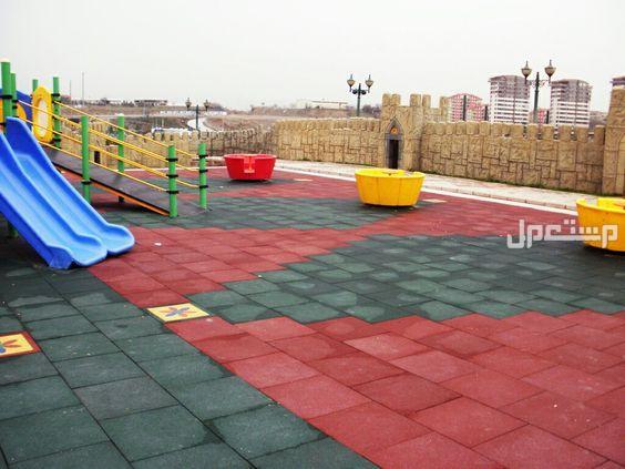 ارضيات ربر مطاطي لصالات الجيم