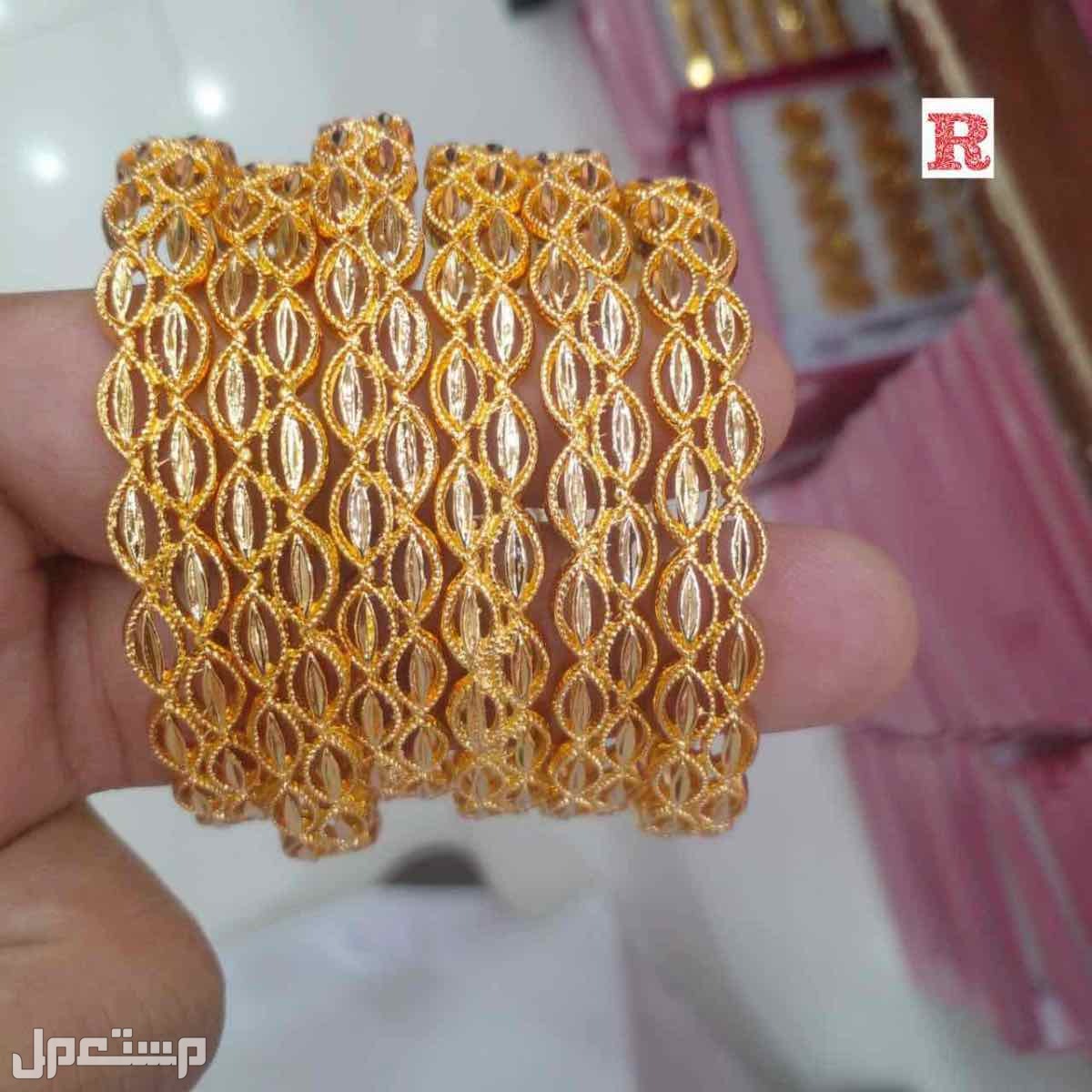 🌹أطقم نسائيه بناجر مطليات بديل الذهب 🌹الطقم 6حبات 🌹جده