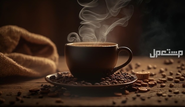 أجمل عبارات عن يوم القهوة العالمي 2205.. كلمات مميزة لعشاق القهوة البخار يتطاير من القهوة