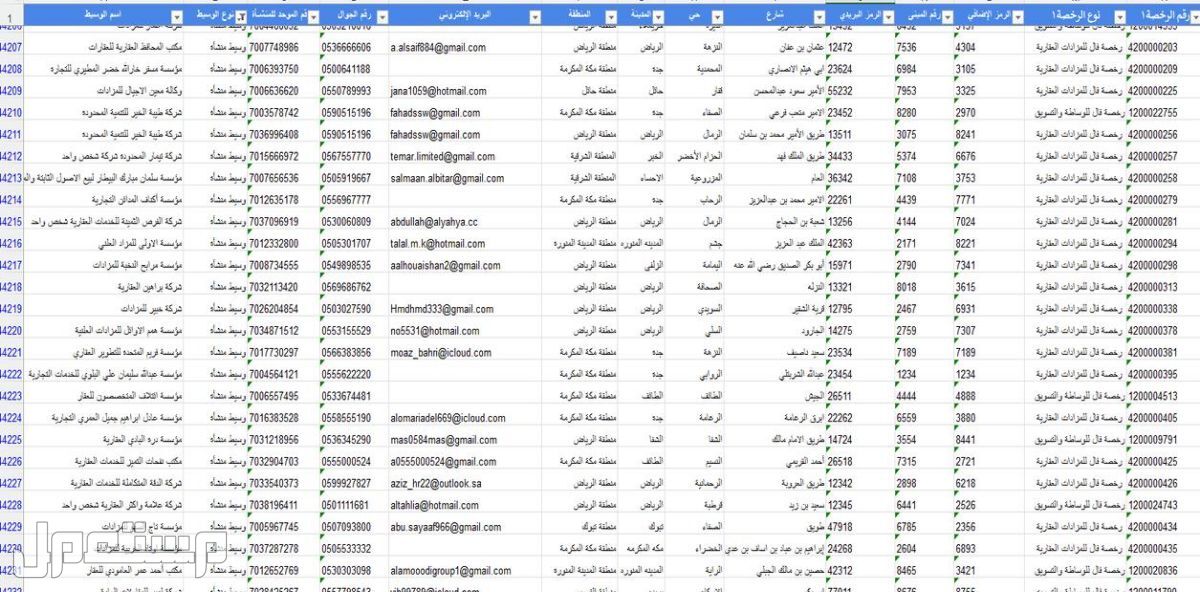 داتا وارقام الشركات الطبية في السعودية