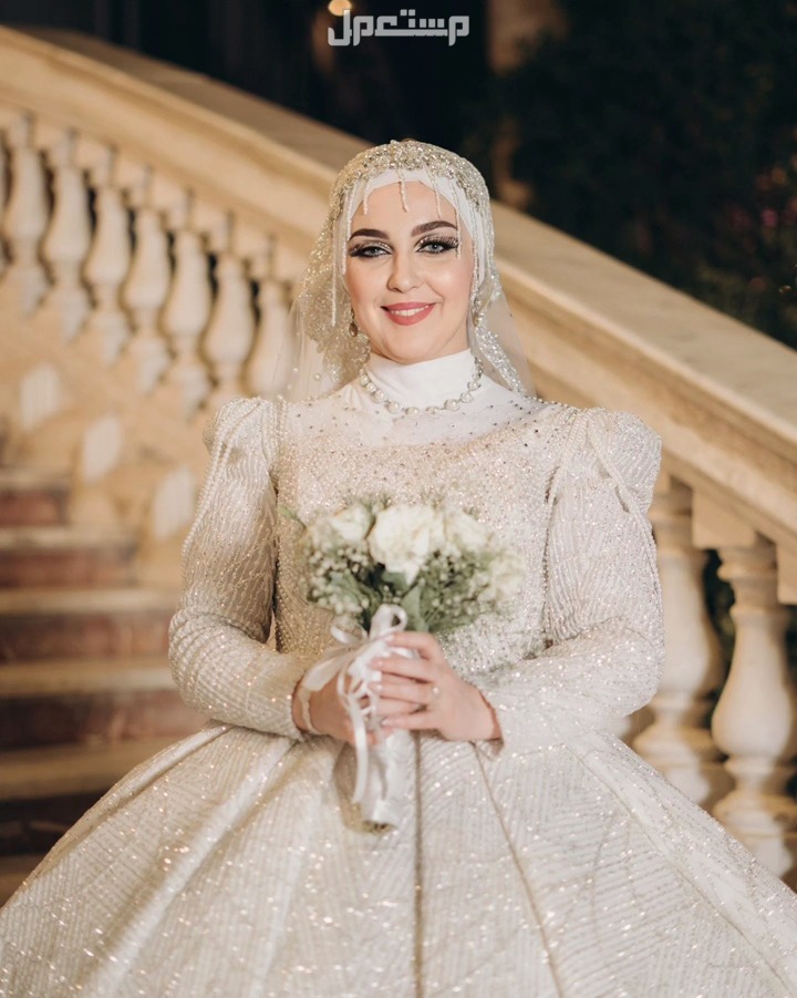 أحدث فساتين زفاف فخمة خليجية فساتين زفاف خليجية 2025