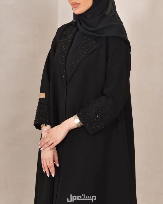 صور عبايات خليجية للشتاء 2025 عباية لشتاء 2025