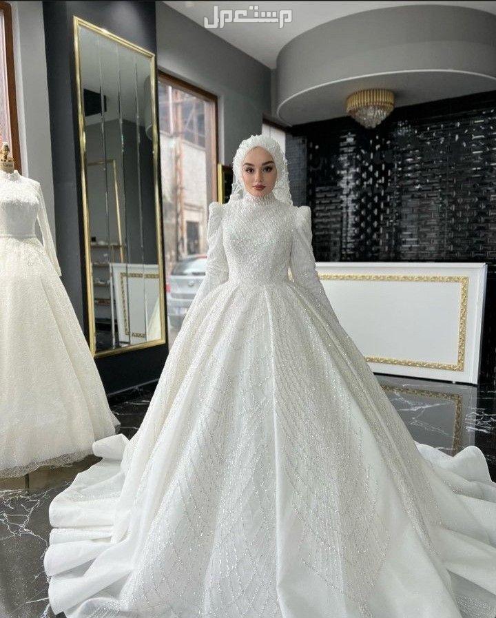 صور موديلات فساتين زفاف بأكمام طويلة 2025 أحدث فساتين زفاف 2025