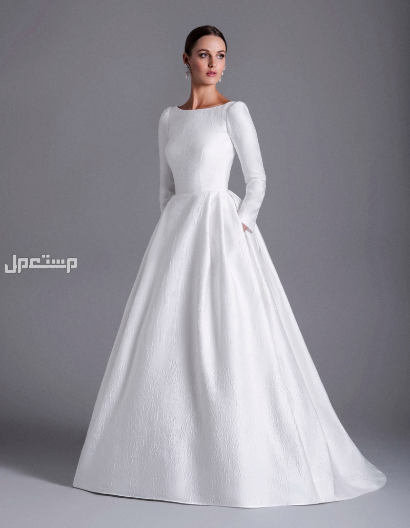 صور موديلات فساتين زفاف بأكمام طويلة 2025 فساتين زفاف جميلة