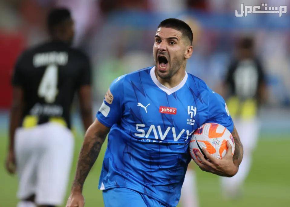 جدول ترتيب هدافي الدوري السعودي روشن 2024 ألكساندر ميتروفيتش لاعب نادي الهلال