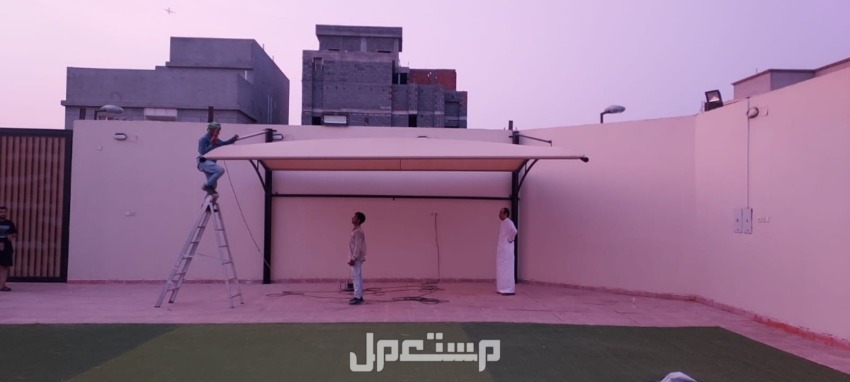 مظلات سيارات جدة  ابحر الشمالية  في جدة بسعر 100 ريال سعودي