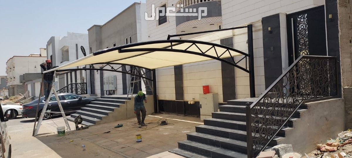 مظلات سيارات جدة  ابحر الشمالية  في جدة بسعر 100 ريال سعودي